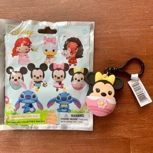 Disney Minnie Mouse Collectible Bag Clip - Pink and Yellow